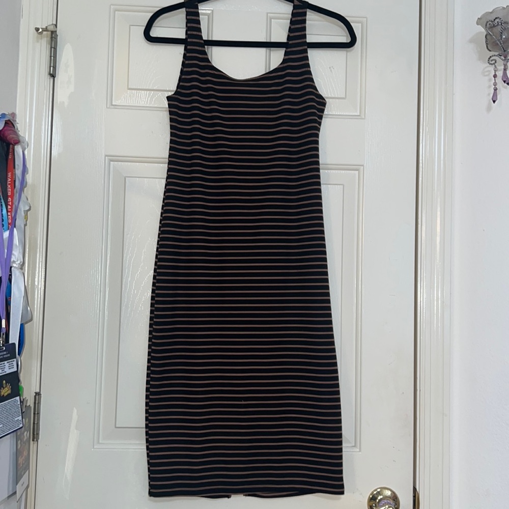 Brown/black dress